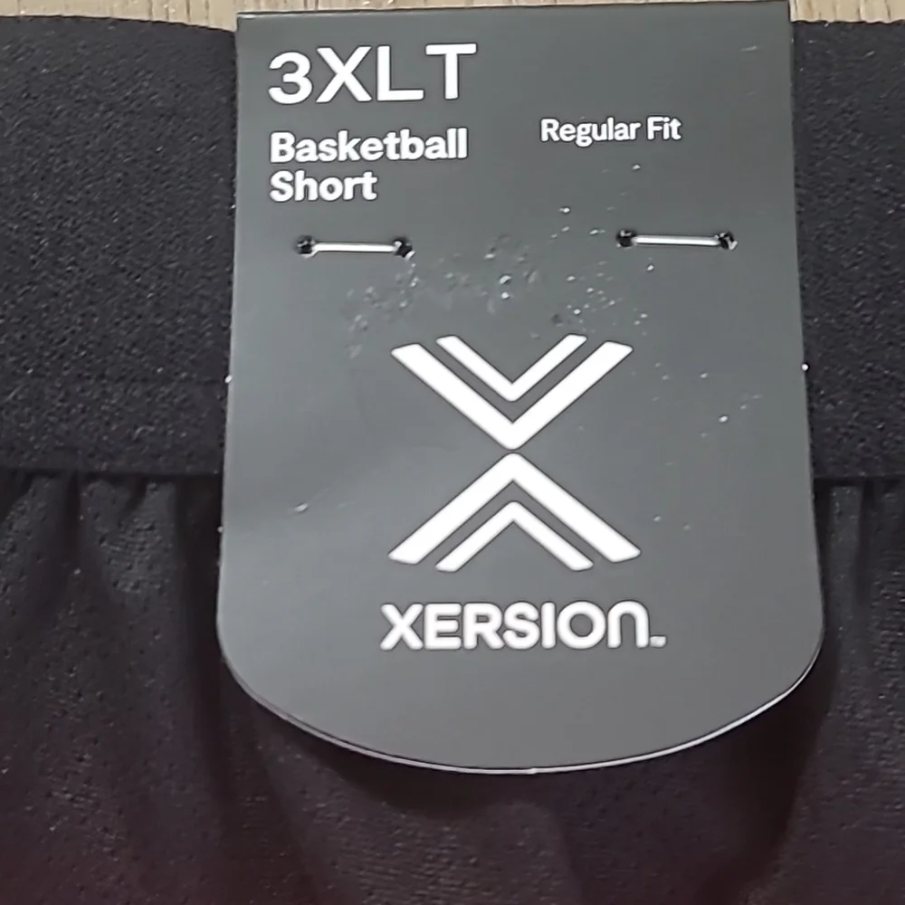 XERSION MENS BIG & TALL RED AND BLACK BASKETBALL SHORTS SIZE 3XLT - Picture 9 of 9